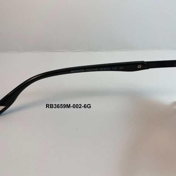 NEW/ RAY BAN RB3659M Ferrari Sunglasses Black Grey Gradient Lens Italy Made - Picture 7 of 12